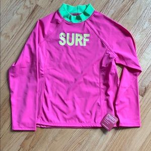NWT Girls Lands End Rashguard